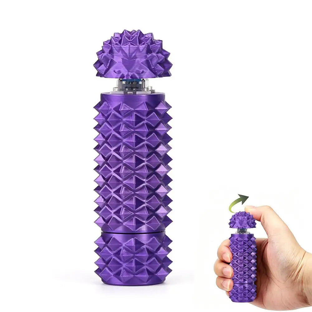 3D Printed Pain Stim Fidget Toys Rotating Spiky Grippie Sensory Input Anxiety Autism Office Travel Novelty Toy Spike Roller