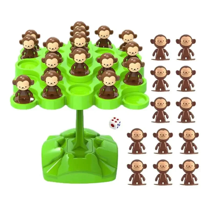 1PC Creative Balancing Tree Toy Digital Monkey Balance Scale Educational Number Board Game Adult Learning  Party Toys