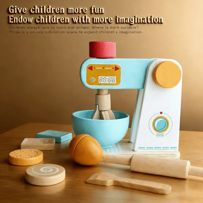 Hands-On Kids Kitchen Helper Set: Realistic Play Food & Interactive Cooking Toys for Imaginative Pretend Play Fun Wooden Toys