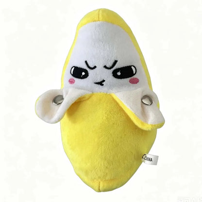 Kids Banana Fruit Induction Beat Toy Creative Music Dolls Kawaii Parent-child Toys Sensory Party Game Collectible Toy
