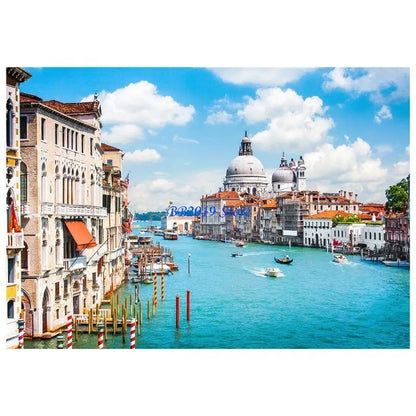 Q0KB Interactive Kids for Play Toy Landscape Picture Puzzle for Creative Table Game
