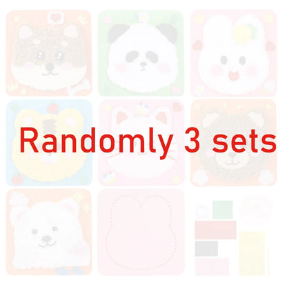 First Sewing Kit for Beginner Kids Arts Crafts DIY Embroidery Projects Animal Dolls Set Gift for Girls Boys Learn to Sew Felt Cr