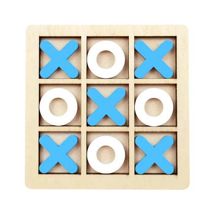 Montessori Wooden Mini Chess Game Interactive Puzzle Brain Training Educational Toy for Learning