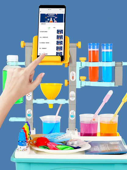 Kids Science Laboratory Teaching Aids Toys Kit Educational Toys For Children Chemical Tools Table STEM Toys Funny Learning Toy