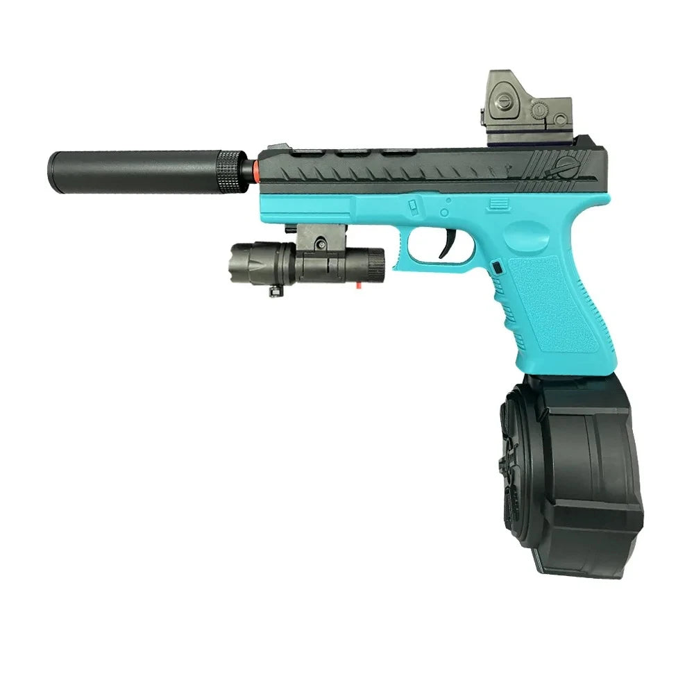 Kids & Adults Outdoor Game Toy, Play Blaster with Dual Magazines and Accessories