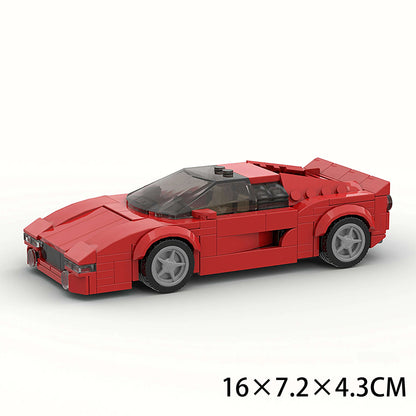 Creative Racing Series Building Blocks Toy Luxury Sports Car Model Building Set for Kids Educational Block Toy Birthday Gifts