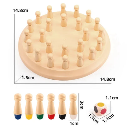 Memory Chess Game, Kids Early Educational Toy, Parent-Child Desktop Board Game for Boys Girls Kindergarten Learning