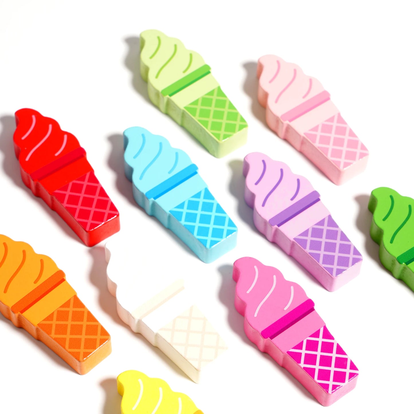 Creative Ice Cream Matching Interactive Game Memory Brain Training Color Cognition Learning Educational Toys for Kids Boys Girls