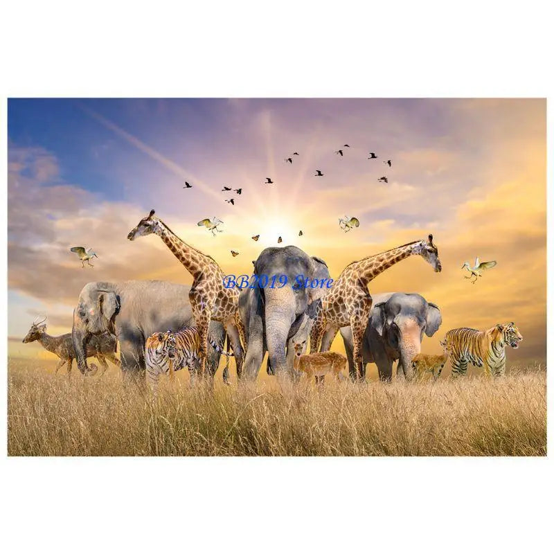 Q0KB Interactive Kids for Play Toy Landscape Picture Puzzle for Creative Table Game