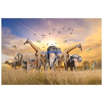 Q0KB Interactive Kids for Play Toy Landscape Picture Puzzle for Creative Table Game