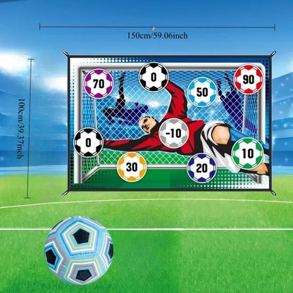 Soccer Game Mat Set Outdoor Indoor Toys Multiplayer Competitive Soccer Children Football Training Boy Gifts Parent-child Outdoor