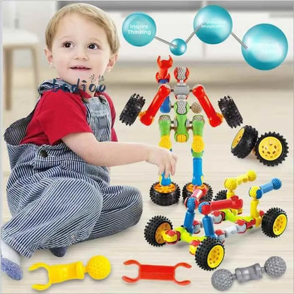 Children's Creative DIY Skeleton Joint Building Blocks Multifunction Large Particle Handmade Assembly Educational Toys