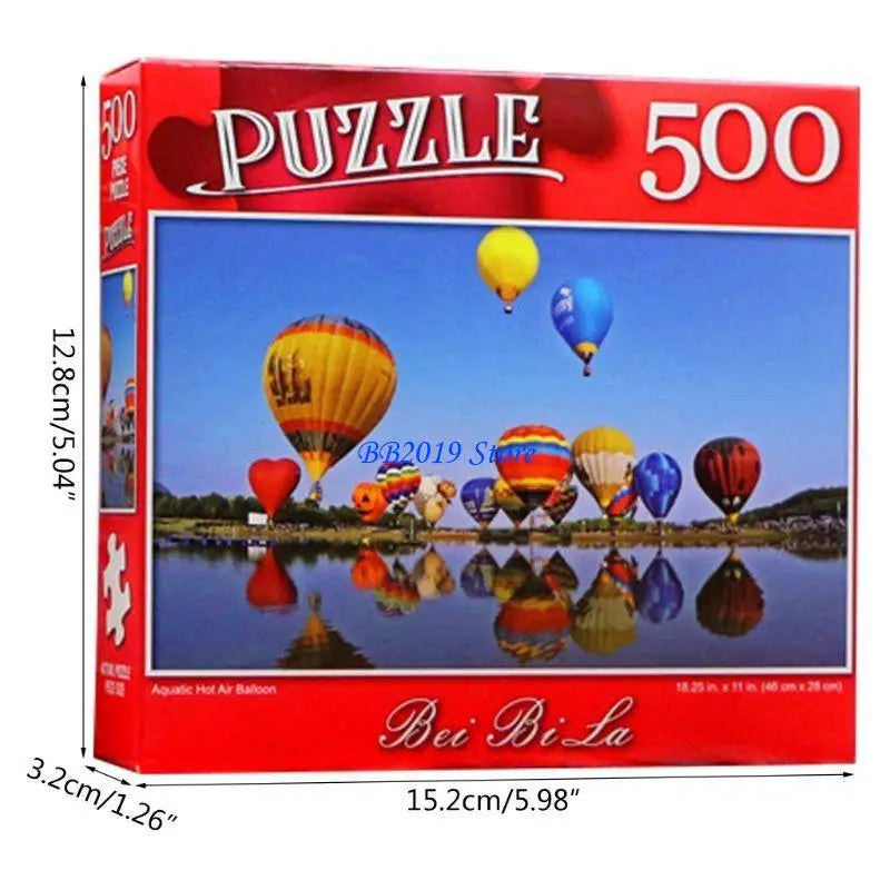 Q0KB Interactive Kids for Play Toy Landscape Picture Puzzle for Creative Table Game