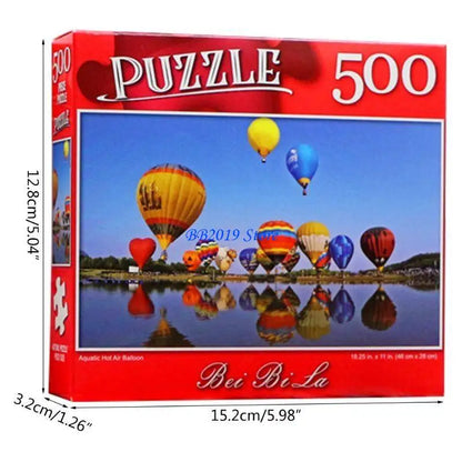Q0KB Interactive Kids for Play Toy Landscape Picture Puzzle for Creative Table Game