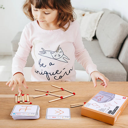 Children's Creative Thinking Match Puzzle, Logical Thinking Training Game, Concentration Training, Early Learning Puzzle