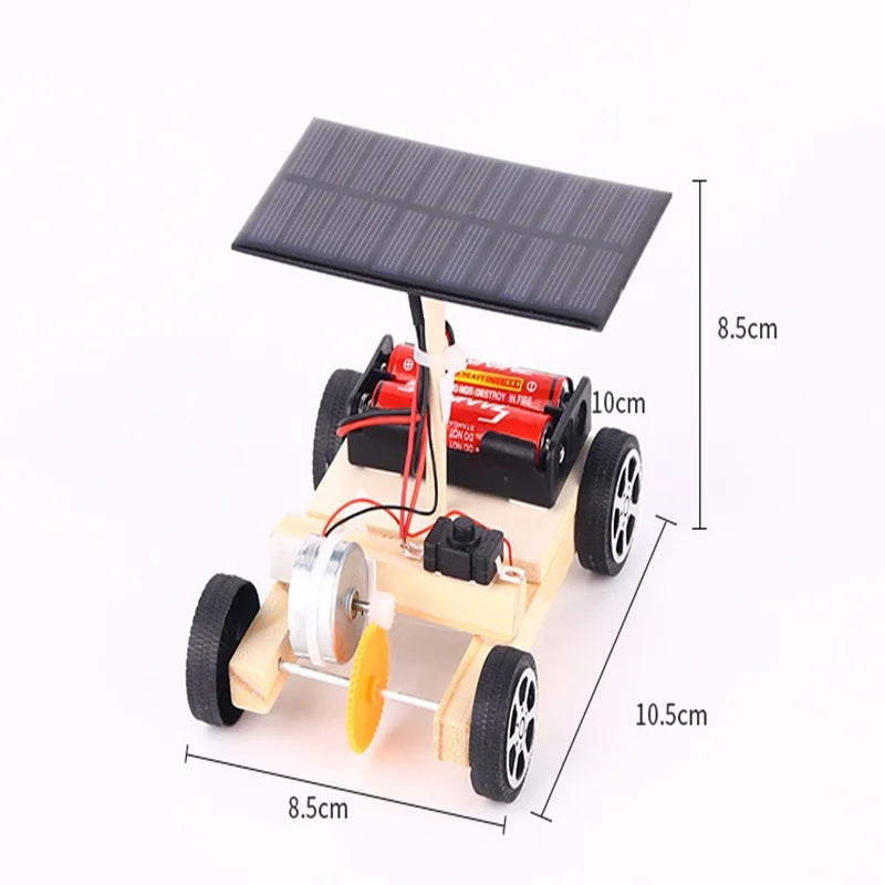 Assemble Solar Car Creative Inventions Motor Ability Of Children Active Thinking DIY Electronic Kit Technology Toys For Kids