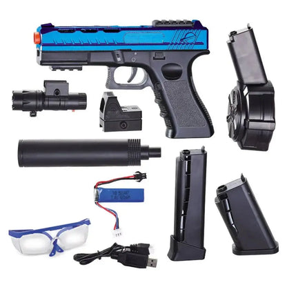 Kids & Adults Outdoor Game Toy, Play Blaster with Dual Magazines and Accessories