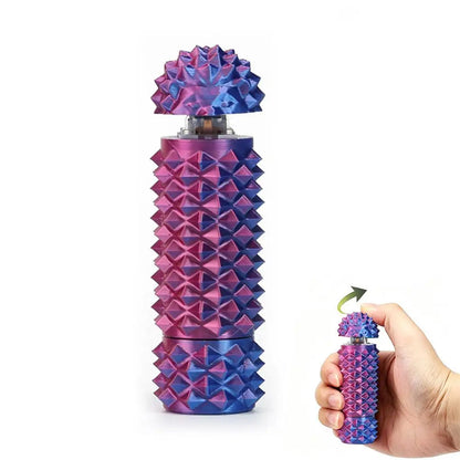 3D Printed Pain Stim Fidget Toys Rotating Spiky Grippie Sensory Input Anxiety Autism Office Travel Novelty Toy Spike Roller