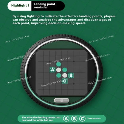 Smart AI-Powered Reversi (Othello) Chessboard - Interactive Teaching Mode, STEM Strategic Slide Toy for Kids Ages 8+