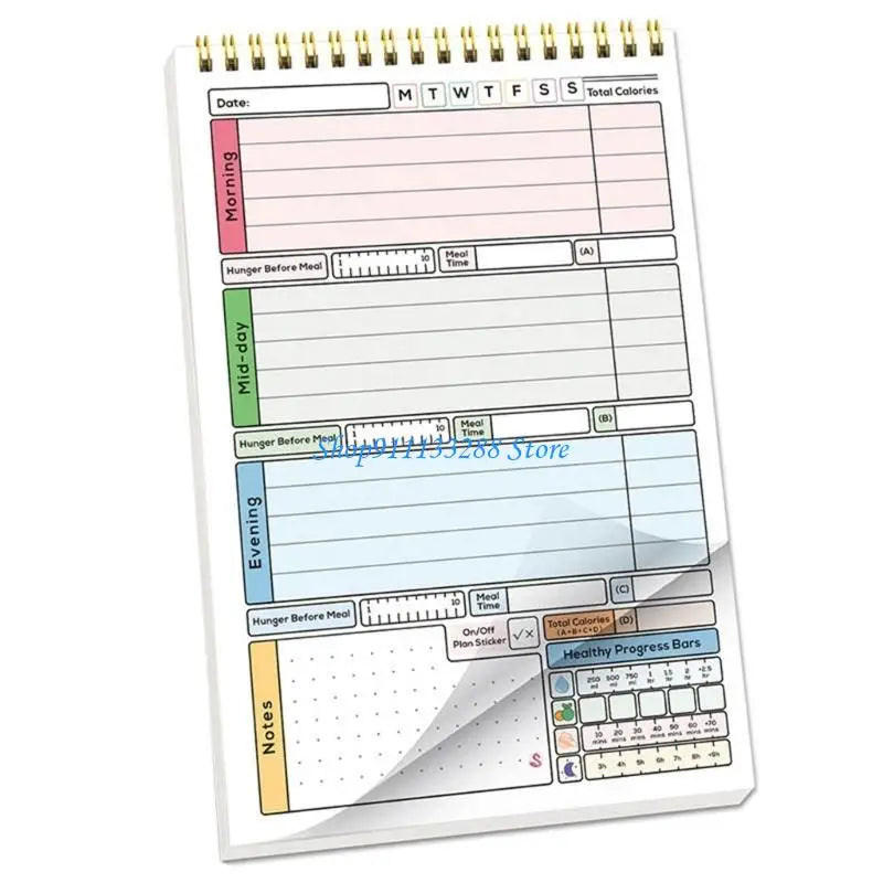G88D A 5 Habits Planner Habits Trackers Notebook Daily Weekly Monthly Habits Trackers Discipline Calorie Planner Schedules