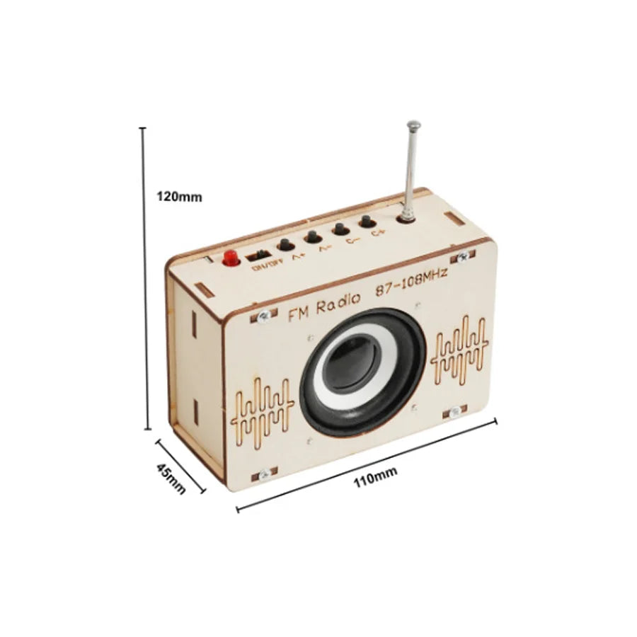 Kids DIY Science Toys Educational Scientific Experiment Kit Radio Broadcast  Model Physics School STEM Projects