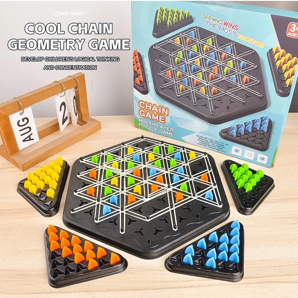 Cool Chaingeometry Brain-Boosting GAME Board Toy Game Develop Children's Logicalthinking And Concentration Parent-Child Interact