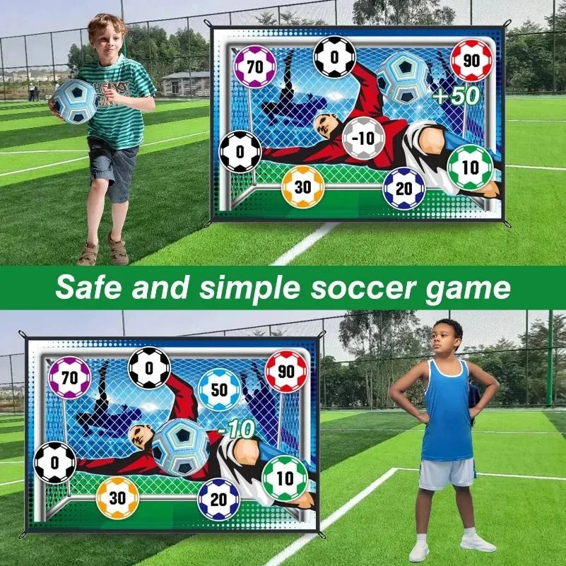 Soccer Game Mat Set Outdoor Indoor Toys Multiplayer Competitive Soccer Children Football Training Boy Gifts Parent-child Outdoor