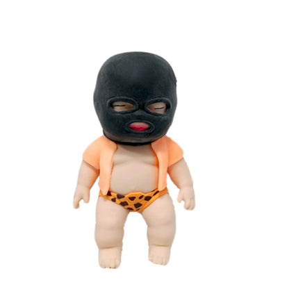 Creative Str Relief Toy Boy Squeezable Fun Playful Face Covered Toy for Adults Novel Prank Iatable Toy Gifts