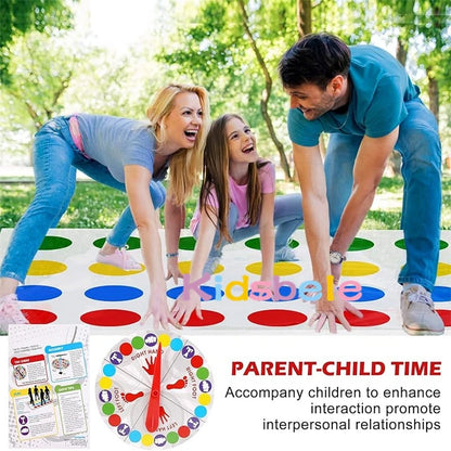 Twister Game Indoor Outdoor Toys Play Mat Funny Family Company Holiday Party Parent-Child Sports Interactive Group Toy