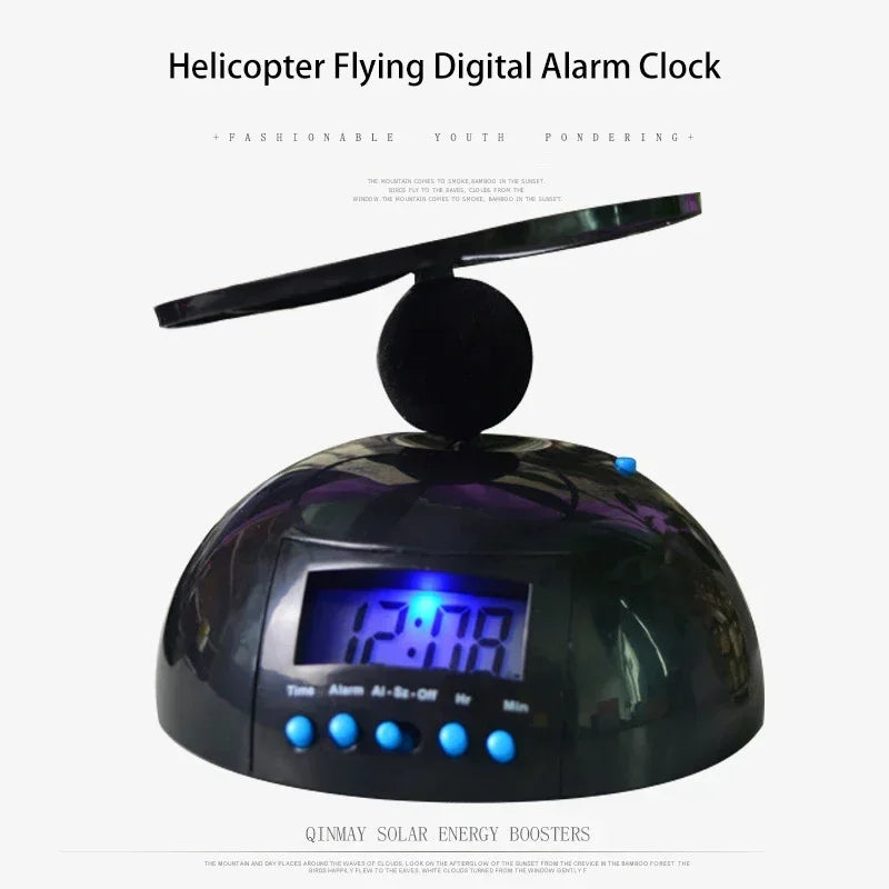 Digital Helicopter Flying Alarm Clock for Students, Bedrooms New Wakes Up Clock with Backlit Game Mode for Heavy Sleepers Kids