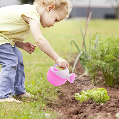 Small Watering Can for Kids Toddler Bath Toys Outdoor Beach Watering Can Children Showering Supplies Playful Game for Backyard