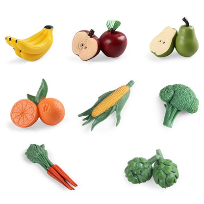 Montessori Math Toy Simulation Building Model Human Body Instrument Vegetable Pyramid Architecture Educational Toy for Children
