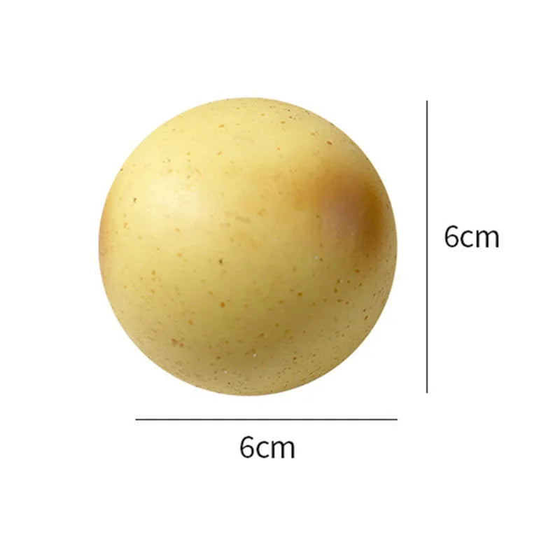 Creativity Funny Simulation Potato Kneading Toy Slow Rebound Ins Small Fresh Pinch Children Decompression Toys Hand Relax Gifts
