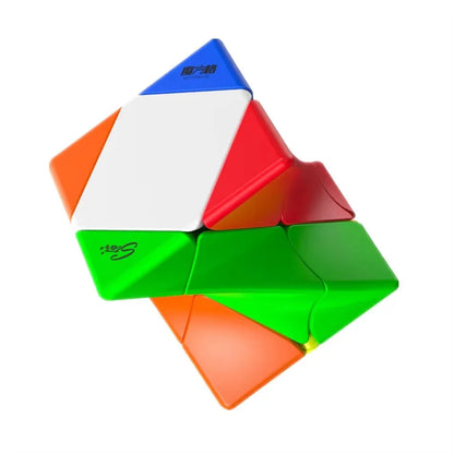 QIYI Twisted Skew Puzzle Cube Professional Developing Intelligence Toy Educational 3x3 Cube For Children