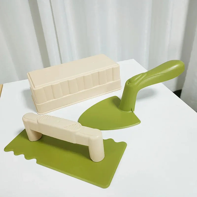 Children Beach Toys Shovel Sandbox Castle Building Sand Brick Walls Molds Tools Winter Outdoor Snow Play Games Kids Sands Toys