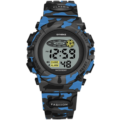 Digital Watch for Kids, Waterproof LED Lights Luminous Watches, Children Wristwatch Boys Students Electronic Wrist Watch