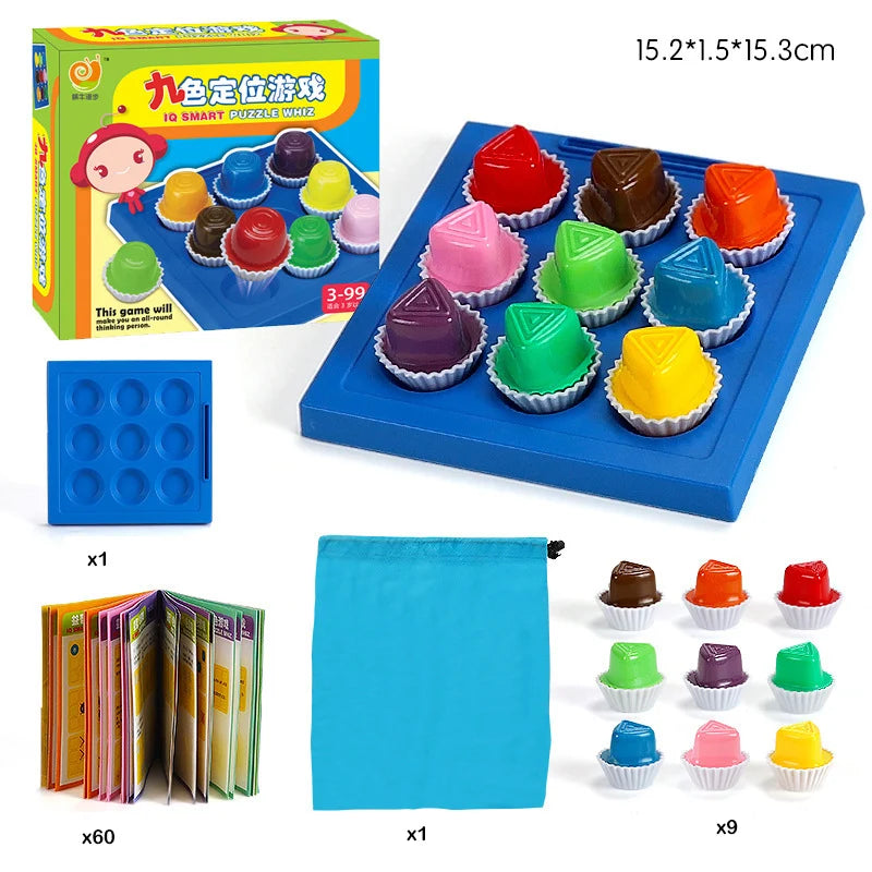 New Kids Chocolate Puzzle Board Game Parent-child Interactive Board Game Baby Montessori Early Learning Educational Toys Gifts