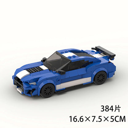 Creative Racing Series Building Blocks Toy Luxury Sports Car Model Building Set for Kids Educational Block Toy Birthday Gifts
