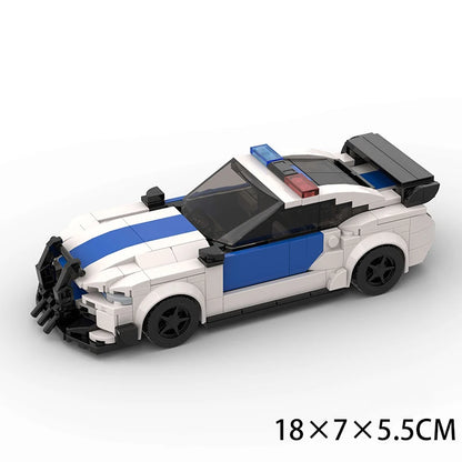 Creative Racing Series Building Blocks Toy Luxury Sports Car Model Building Set for Kids Educational Block Toy Birthday Gifts
