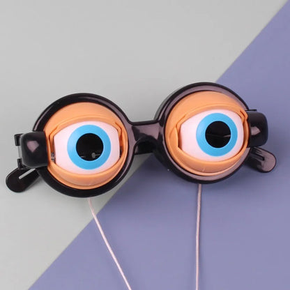 Creative Kids' Prank Toy Glasses - Funny Plastic Crazy Eyes, Great for Parties & Christmas/Birthday Gifts