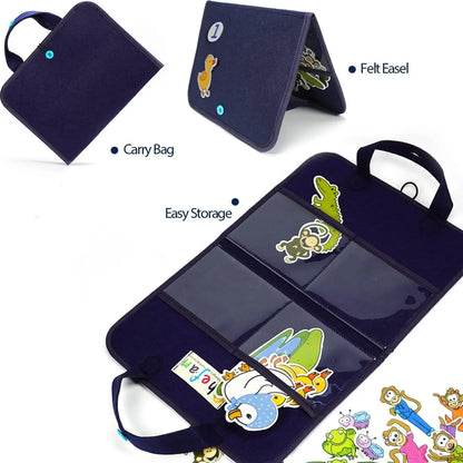 Preschool Educational Playset, Creative Learning Tool, Craft Toy Gifts for Kids, Felt Boards & Storytelling Board