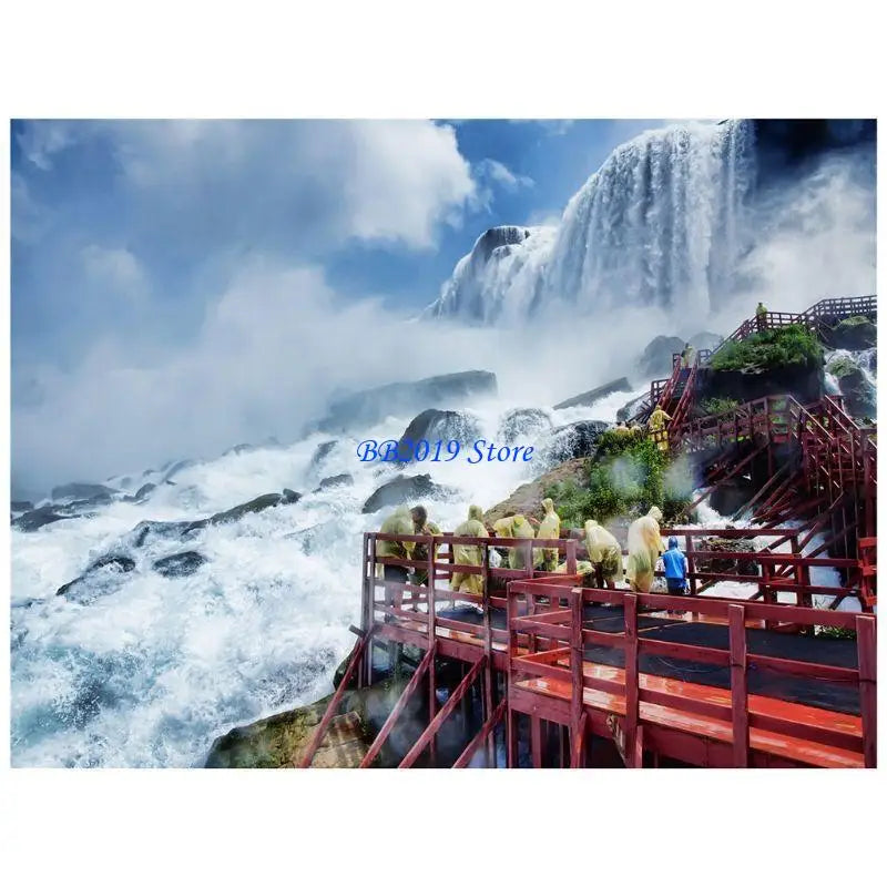 Q0KB Interactive Kids for Play Toy Landscape Picture Puzzle for Creative Table Game