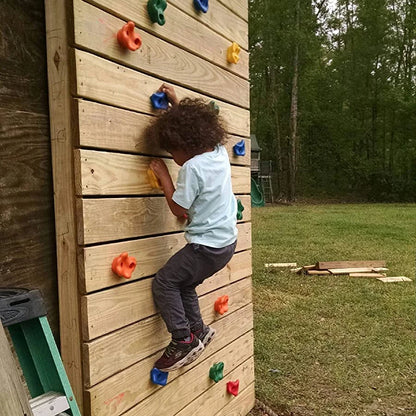Kids Rock Climbing Games Toys for Children Wall Climbing Stones Child Playground Indoor  Outdoor Rock Wall Climbing Kit