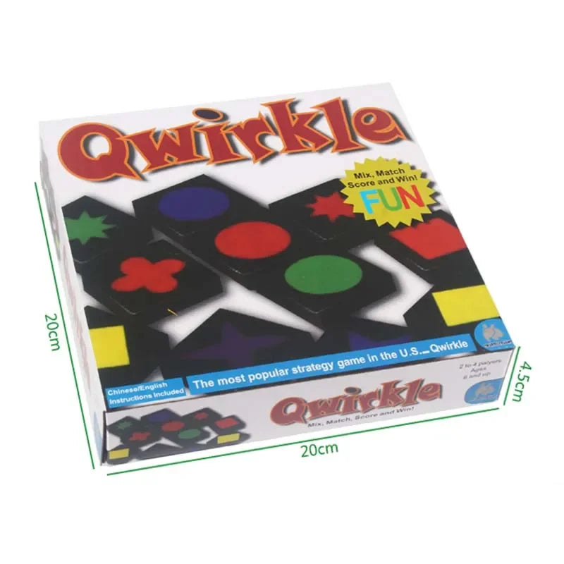 Hot Children's Educational Toys Qwirkle Wooden Chess Parent-child Interactive Games Kids Adult Hobbies Gifts Learning Toys Play