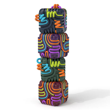 Sensory  Activity Ball With 15 Rods Silicone Fidget Toys Stress Relief ADHD and Autism Sensory Toys