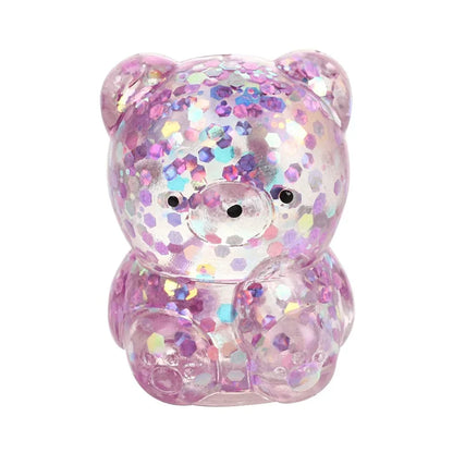 Creative Stress Relief Balls Colorful Squeeze Ball Water Bead Decompression Fidget Toy for Kids Adults Anxiety Autism ADHD