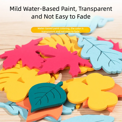 Children's Creative Leaf Building Blocks, baby Concentration Training Games, Early Childhood Educational Toys