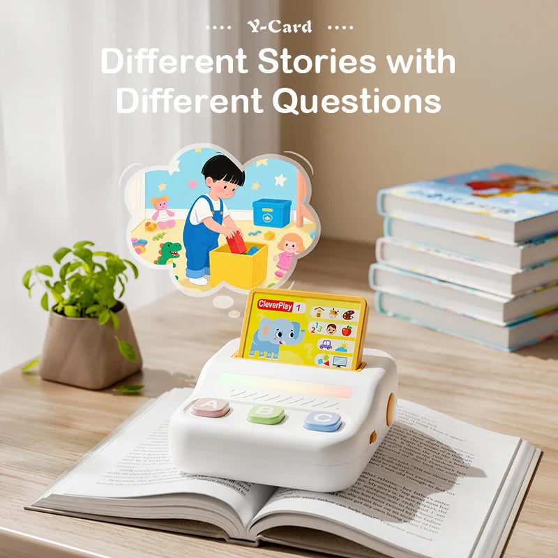 Children's Educational Learning Machine Early Enlightenment Intelligence Toy Desktop Answering Machine with Thinking & Judgment