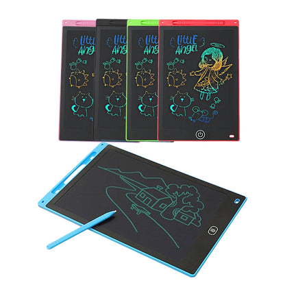 12 inch LCD Writing Tablet for Kids-Reusable Drawing Board, Eye Protection Screen, Lock Button & Instant Erase-Educational Gift