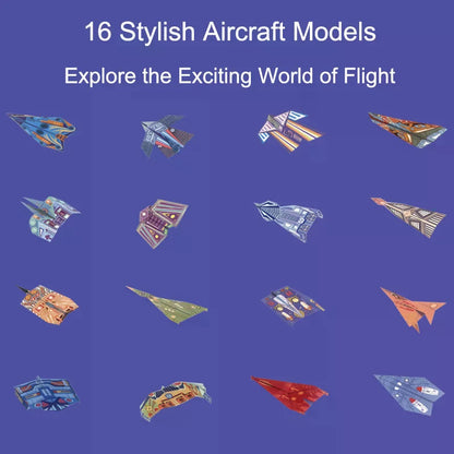 Children's Beginner Origami Encyclopedia 3D Colorful Paper Airplane Folding Creative Classic DIY Toy For Kids